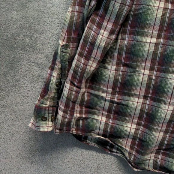 🍑Sunriver Men Shirt Winter Button-Down Pocket Casual Plaid XL - Picture 5 of 12